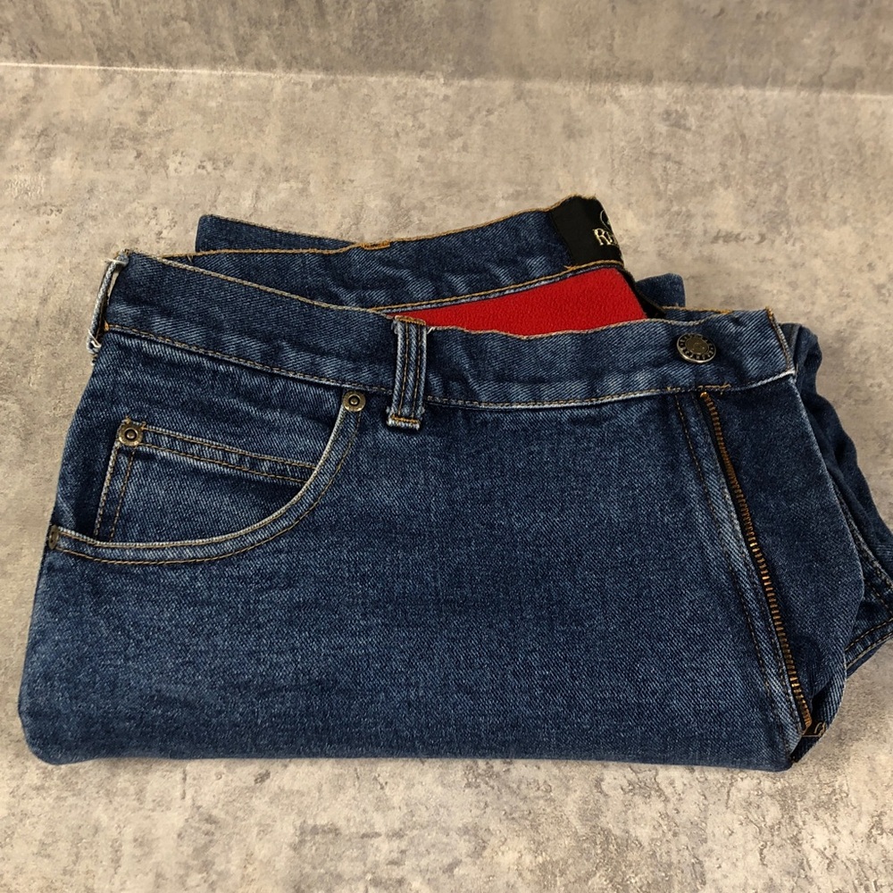 RedHead Red and Blue Cotton lined jeans